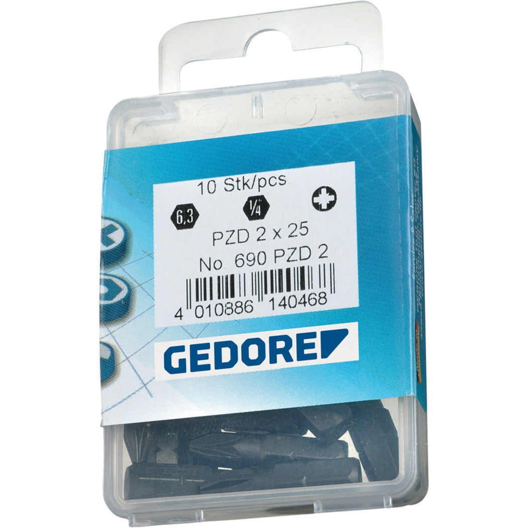 Gedore skruetrækkerbits 1 4, PZ2