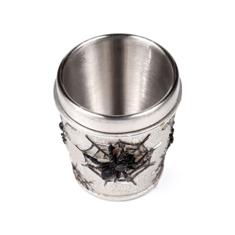 Dekorativt edderkoppespind shotglas shotglas
