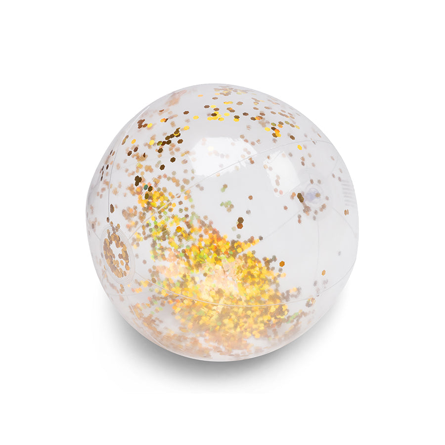 Glitter | guld gennemsigtig badebold ø 51 cm