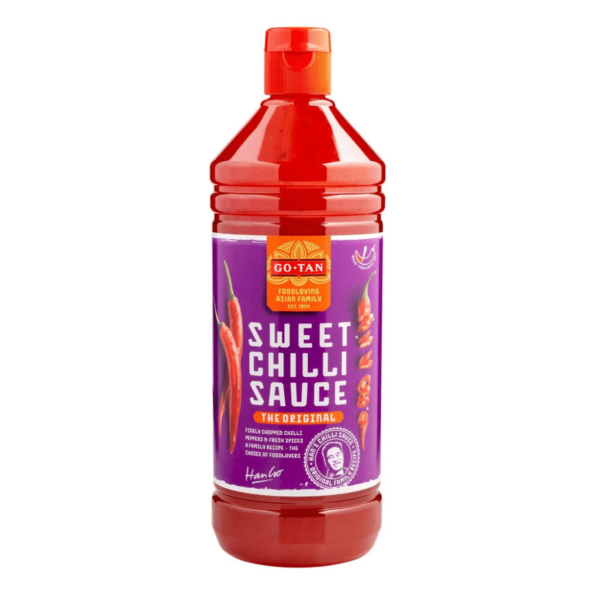 Go-tan sød chilisauce (1 liter)