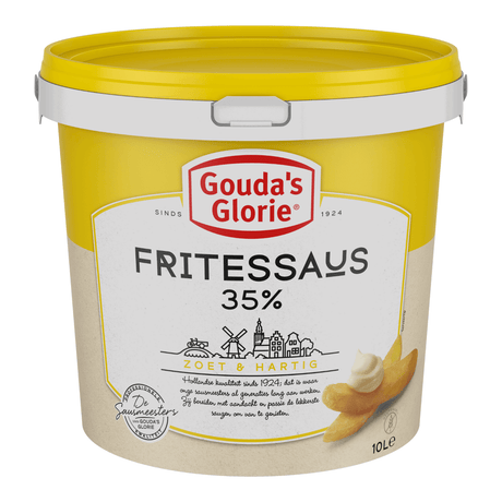 Goudas herlighed pommes frites sauce gul 35% (10 liter)