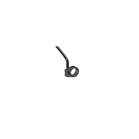 Ergotec Spiegel M-88L lang arm 111 x 52 mm aluminium sort sandblæst
