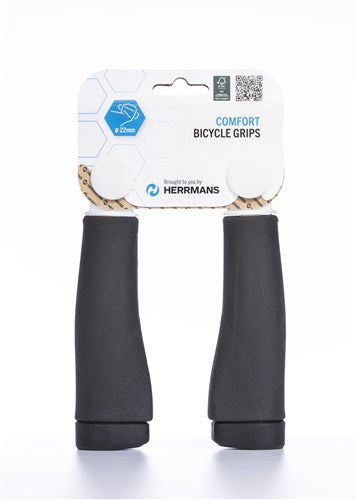 Herrmans Clik DD37 Original cykelhåndtag - Ergonomisk justerbar - 123mm - sort