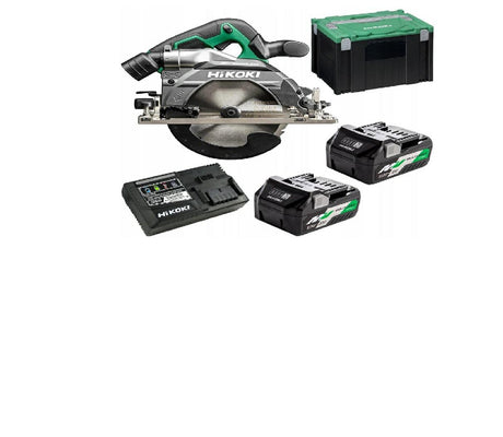 Hikoki rondzaag 36v 190mm c3607db wrz 2x2,5ah mv bl hsc