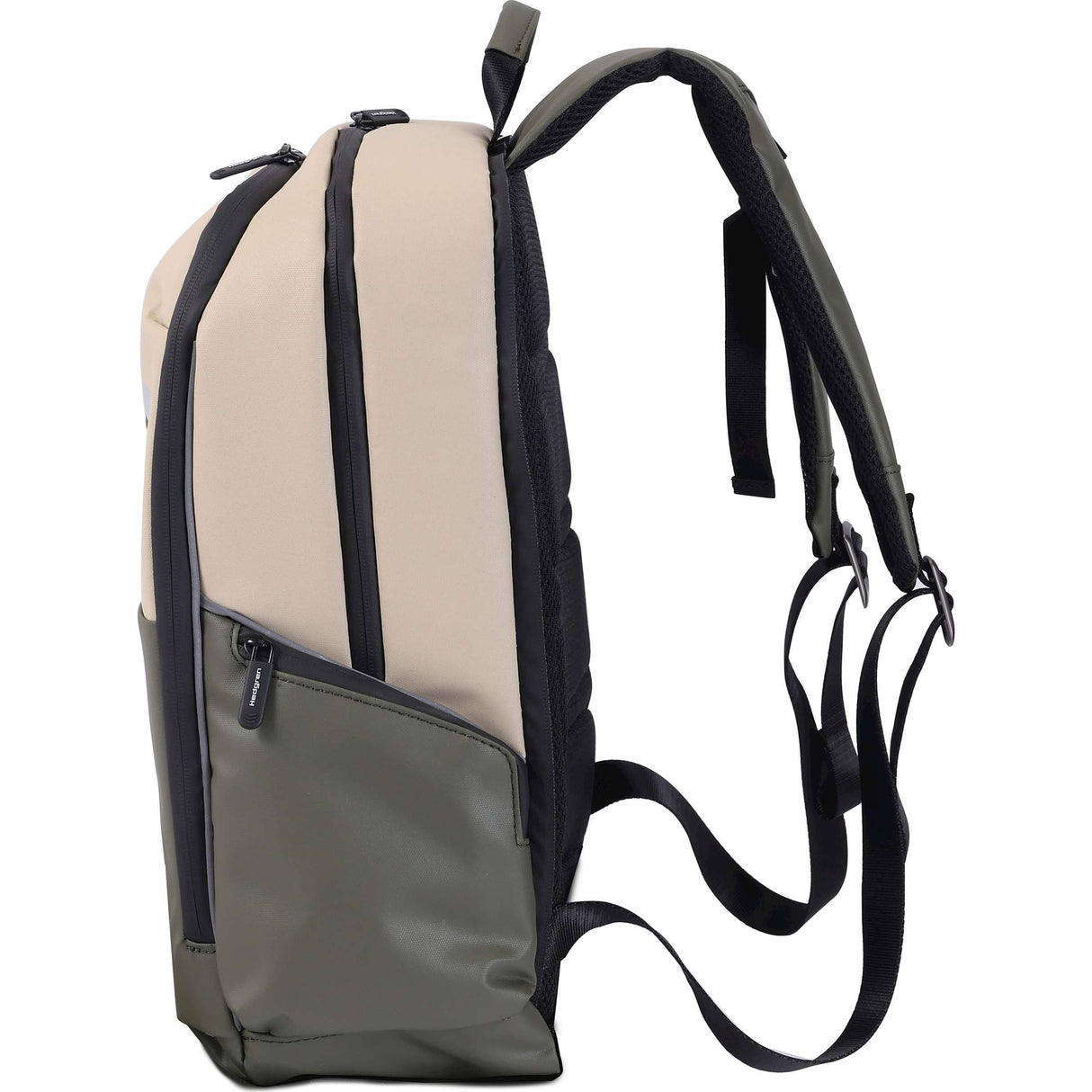 Hedgren pendler cykelstemme rygsæk 15.6L beige oliven
