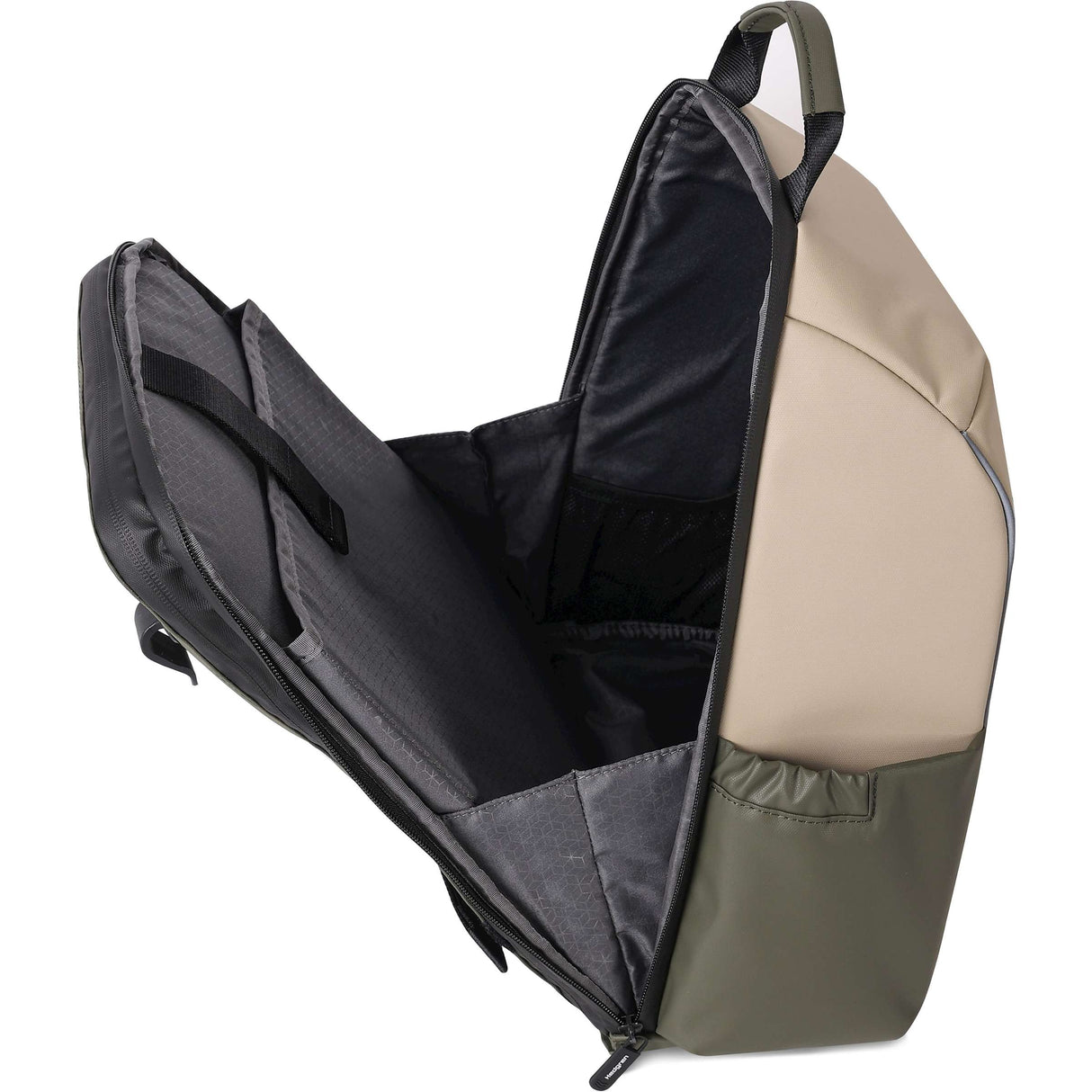Hedgren pendler cykel rand backbag 14L beige oliven