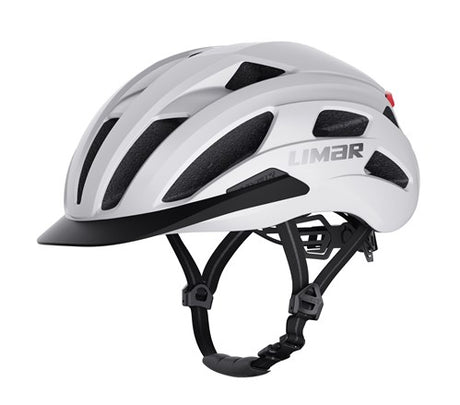Limar hjelm torino m 53-57 mat hvid med LED