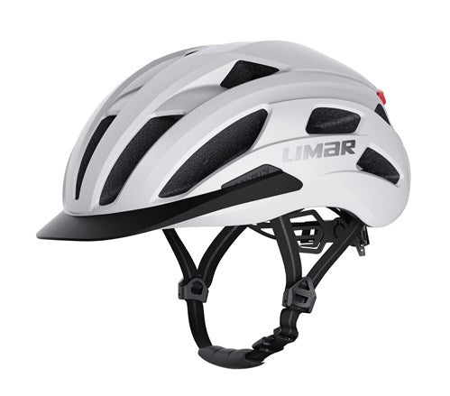 Limar hjelm torino l 57-61 mat hvid med LED