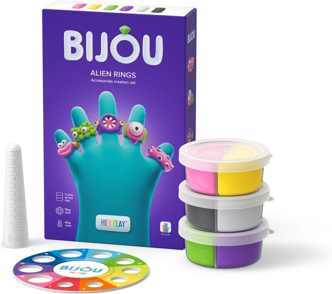 Hey-ler bijoux alien ringe modellering ler