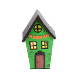 Stort uhyggeligt hus halloween led dekoration