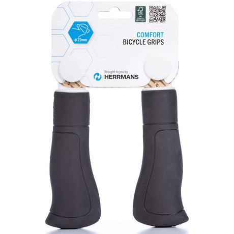 Herrmans Ergo 84b Black 120mm - cykelhåndtag