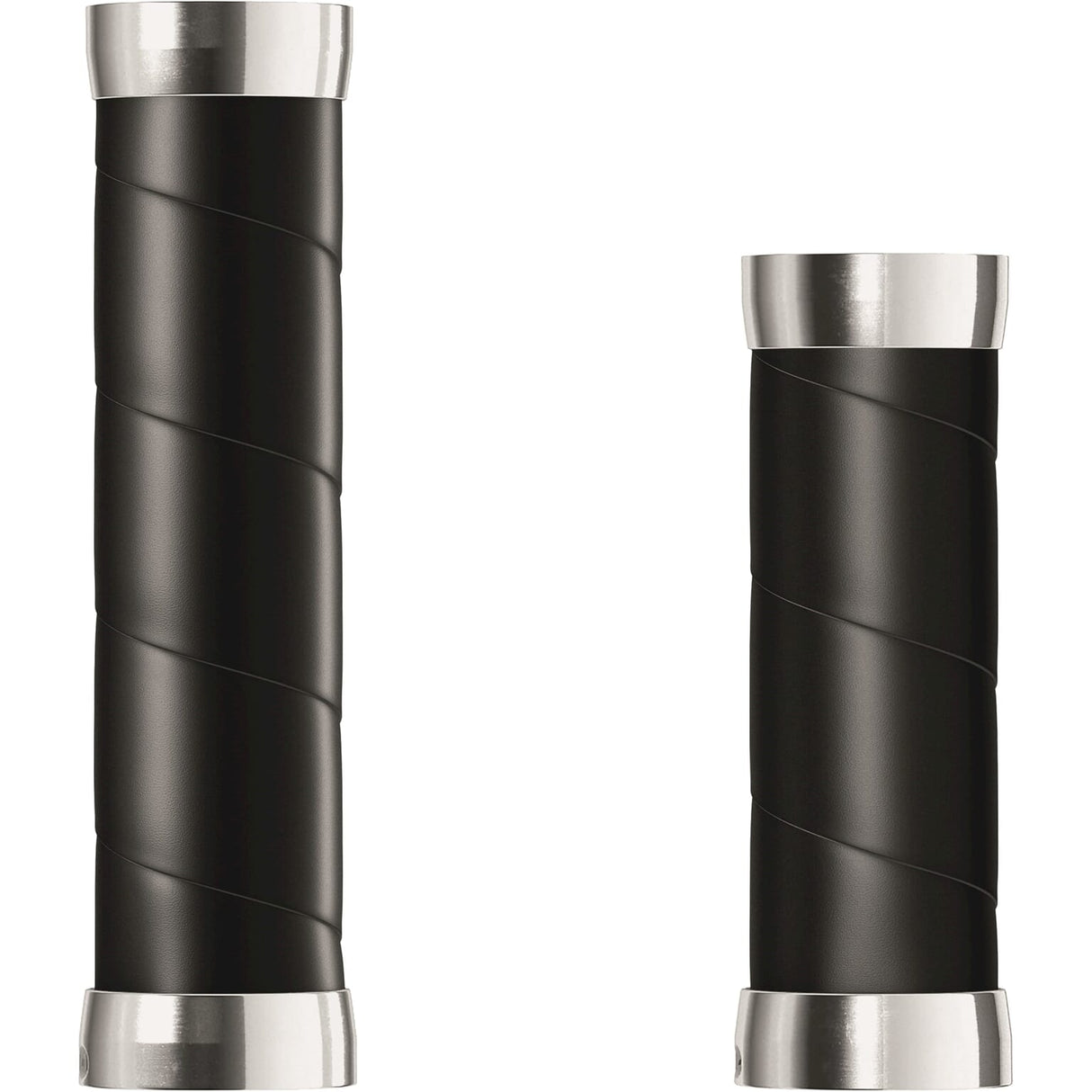 Brook's håndtag Slender Leather Grips 100 130mm sort