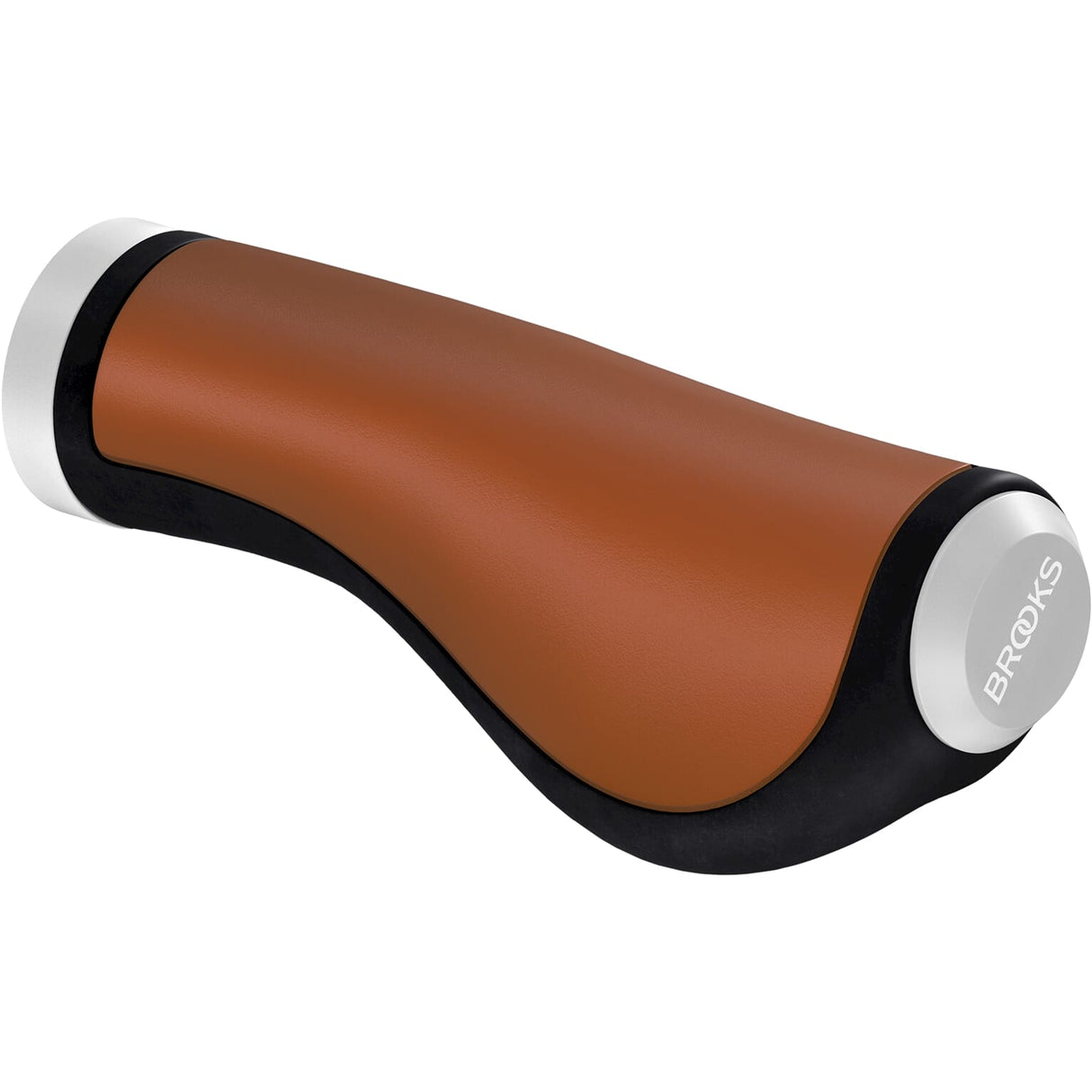 Brooks håndtag ergonomisk lædergreb 130 mm honning