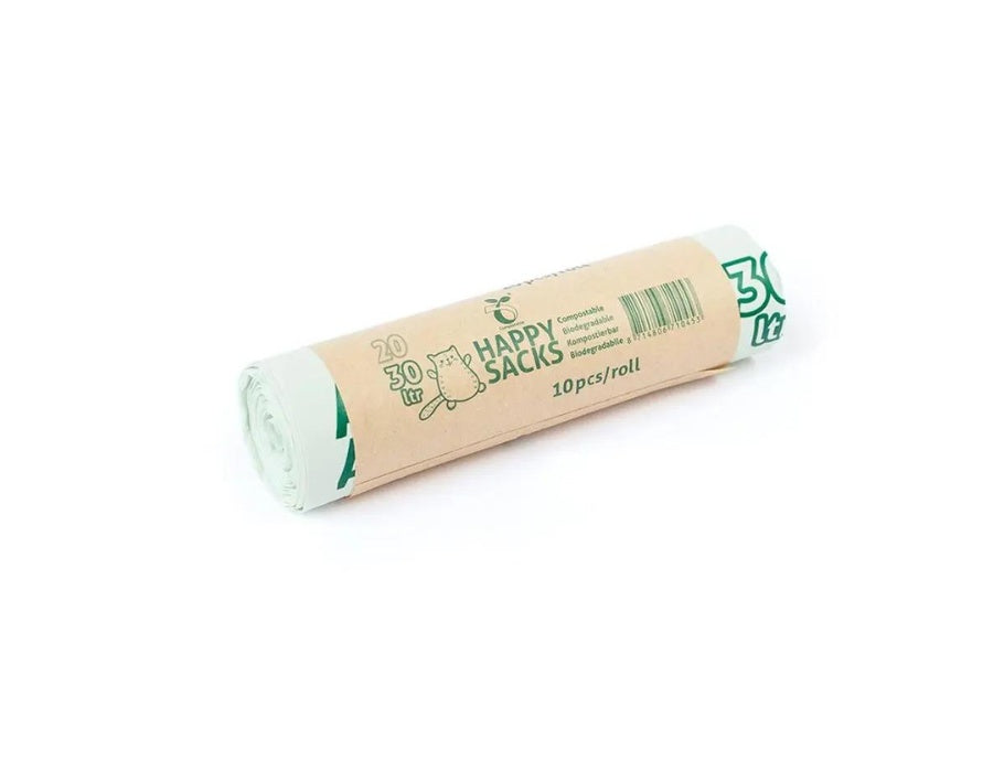 Glade sække affaldsposer - Bionedbrydelig - 60 liter - 10 stk.