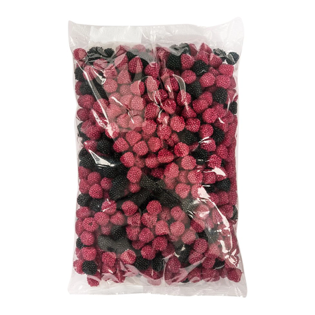 Haribo hindbær og brombær (3 kg)