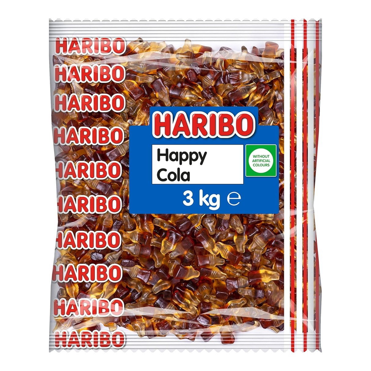 Haribo happy cola flasker små (3 kg)