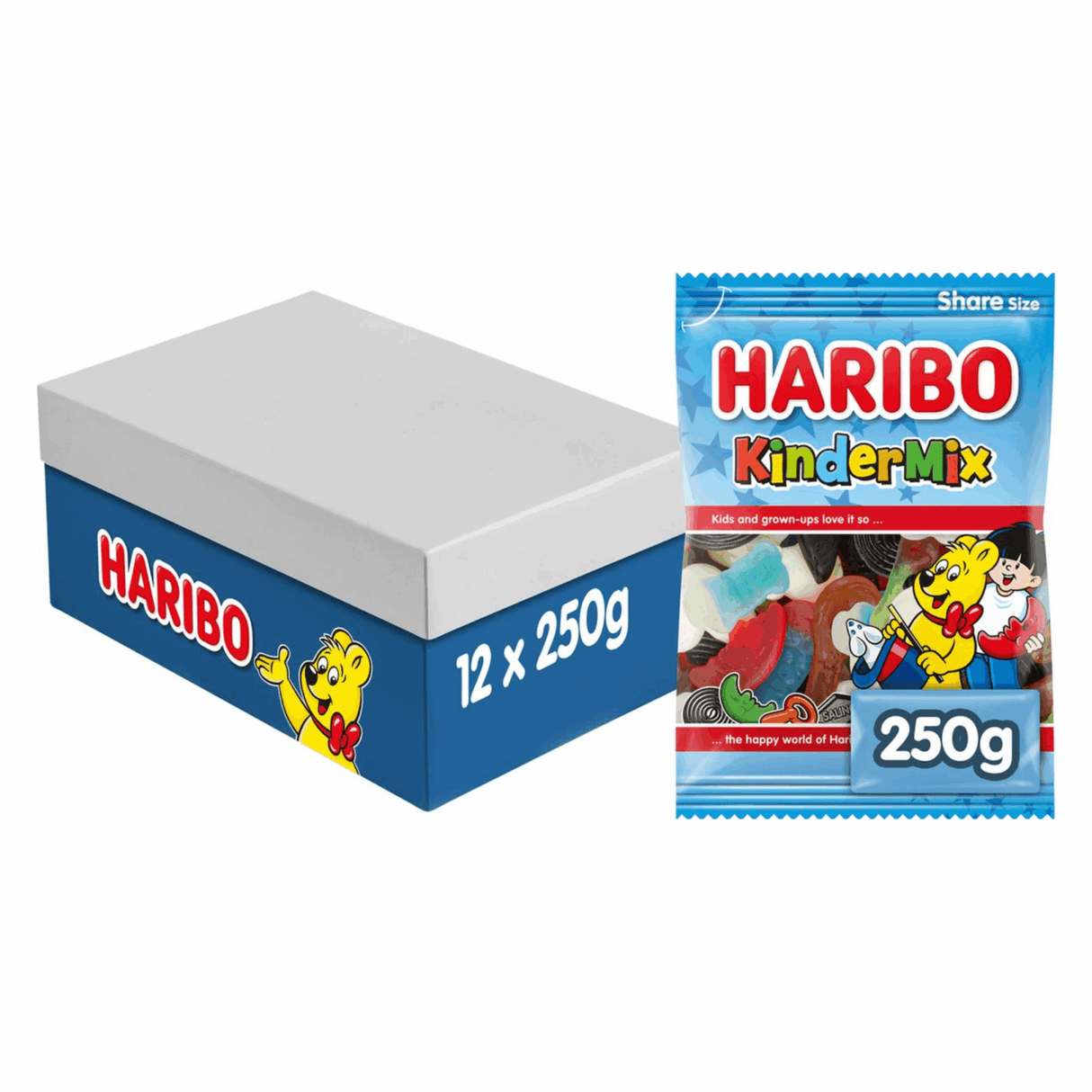 Haribo børneblandingspose (12x 250gr)