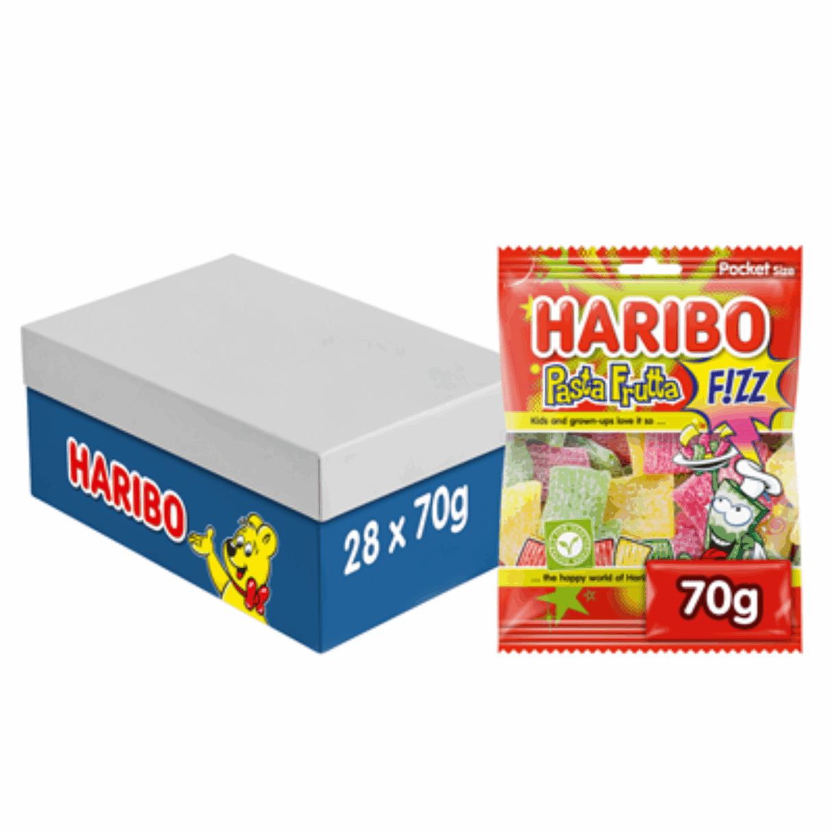 Haribo pastafruttapose (28x70gr)
