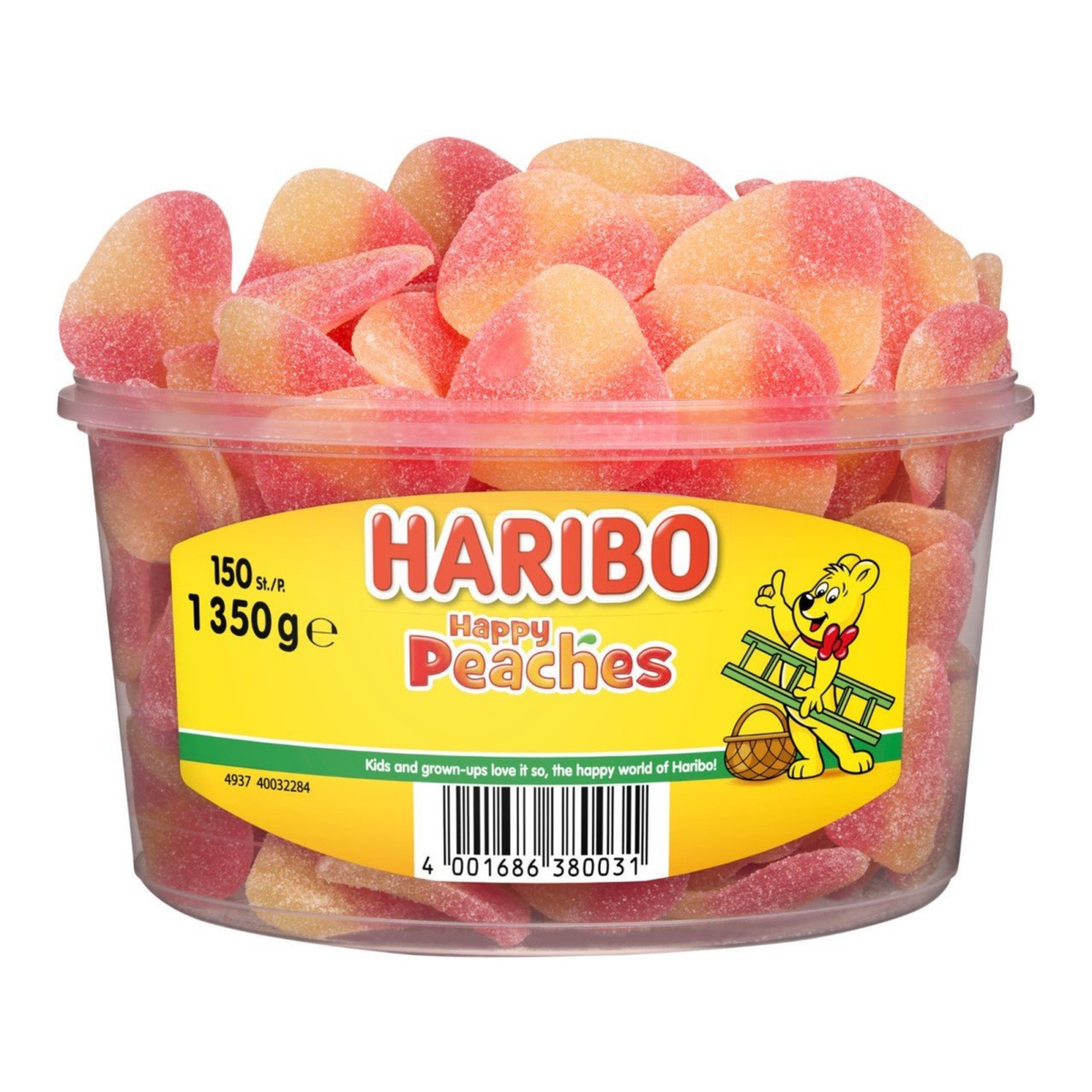 Haribo ferskner (150 stykker)