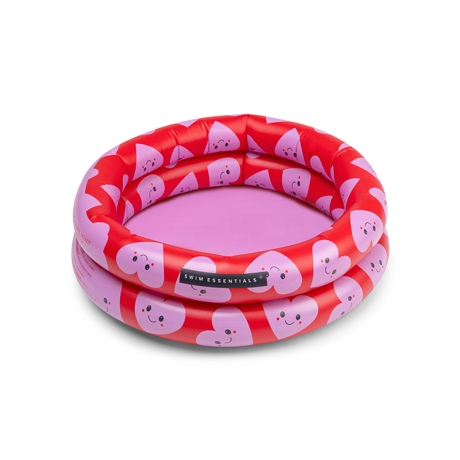 Hjerter | rød babypool ø 60cm