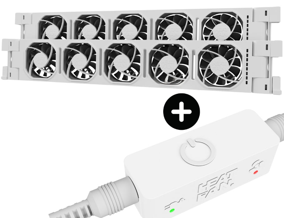 HeatFan 5 - Radiator Fano - White + Touch Sensor