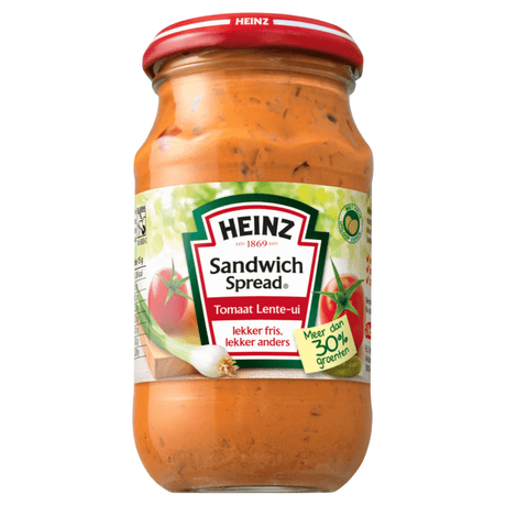 Heinz sandwich spread tomat forårsløg (8x 300gr)