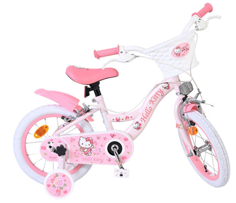 Volare hello kitty kinderfiets - meisjes - 14 inch - roze - twee handremmen