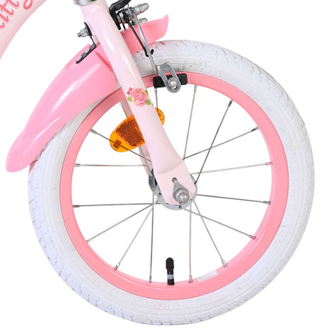 Volare hello kitty kinderfiets - meisjes - 14 inch - roze - twee handremmen