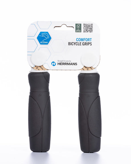Herrmans cykelkomponenter oy herrmans håndtag greb skåret 93b 120 mm. type 45 sort
