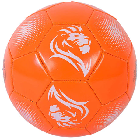 E l sportskunst læder holland fodbold - orange