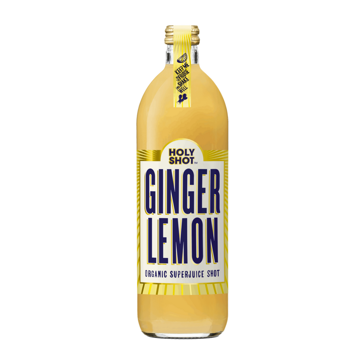 Holyshot ingefær forstærker; økologisk citron (6x 750 ml)