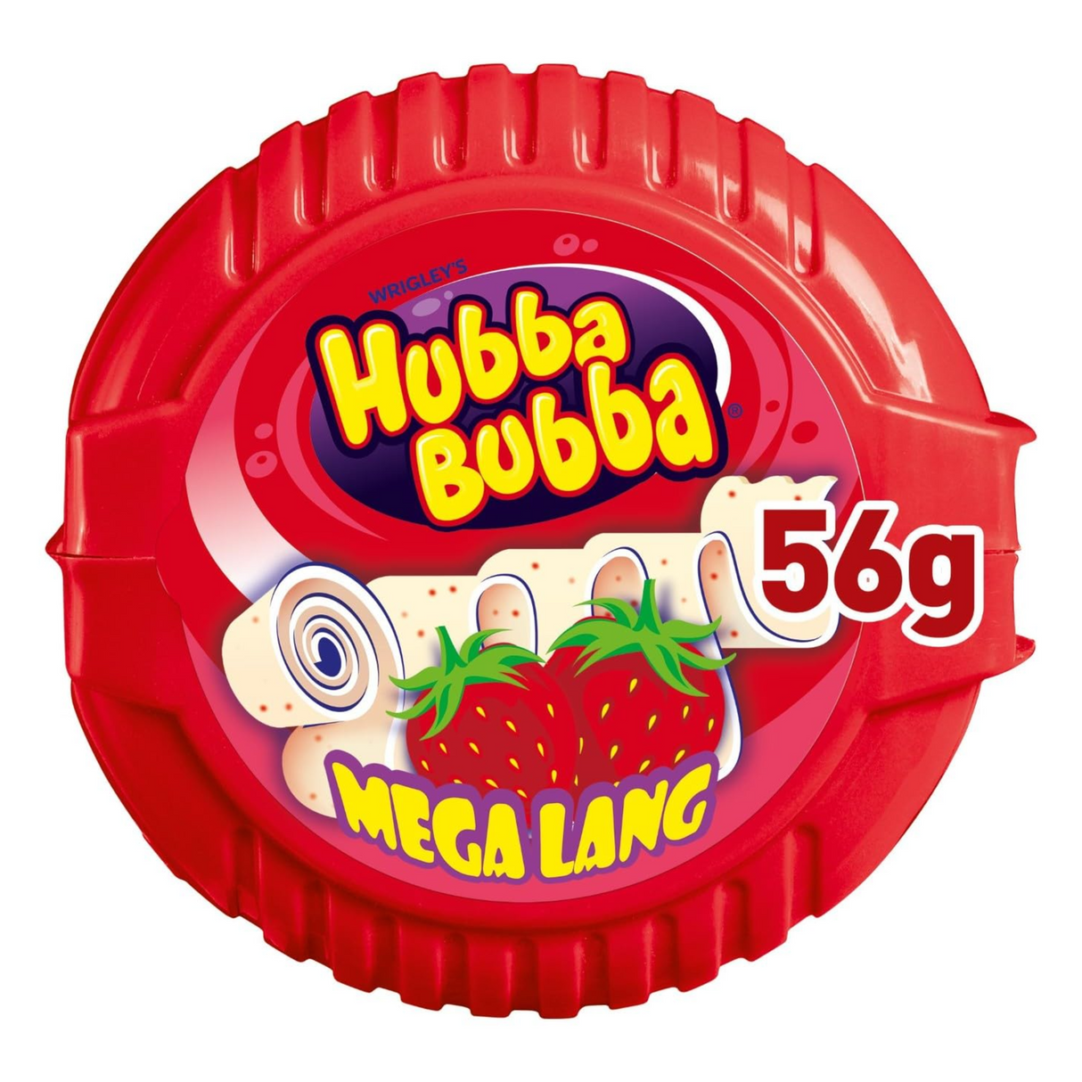 Hubba bubba tape jordbær (12x 56g)