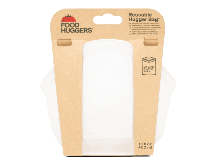 Mad Huggers Genanvendelig opbevaringspose - 400 ml - klar