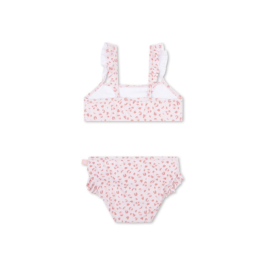 Leopard | gammel lyserød pige UV bikini