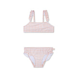 Sunset Grid | orange hvid pige UV bikini