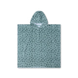 Leopard | grøn strandponcho 65 x 65 cm