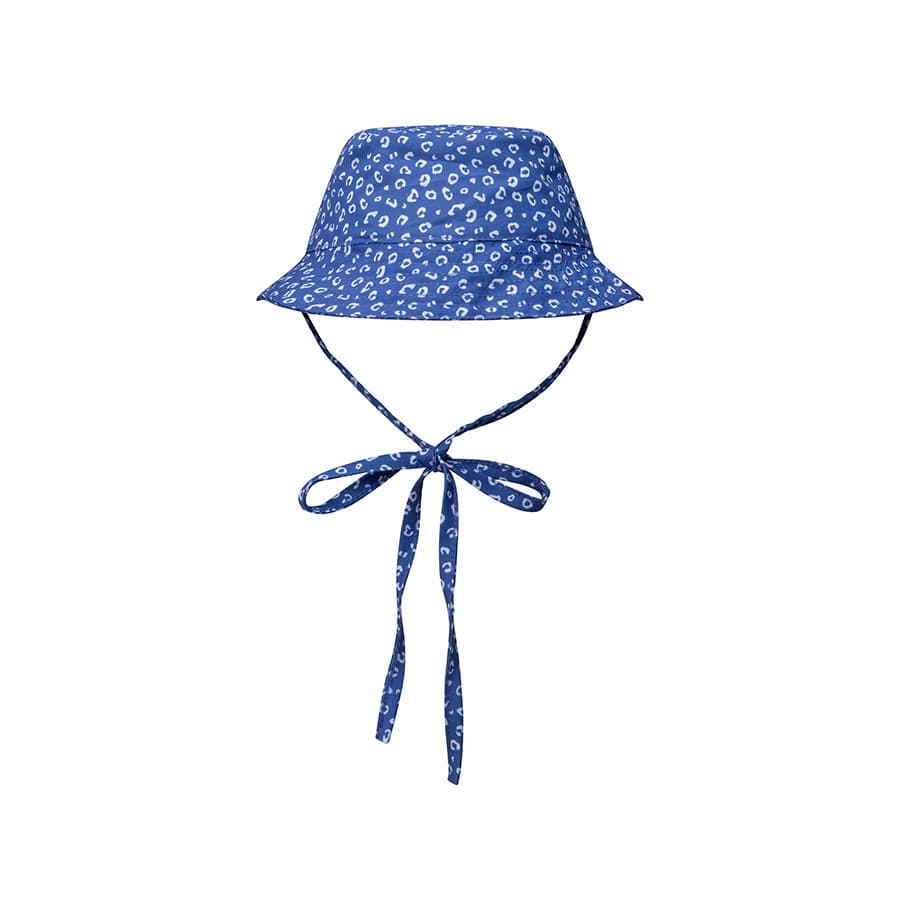Leopard | blå UV solhat