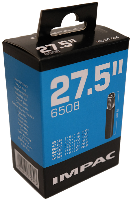 IMPAC (Schwalbe) Inner Tube AV21 27,5 tommer (40 60-584) 40 mm