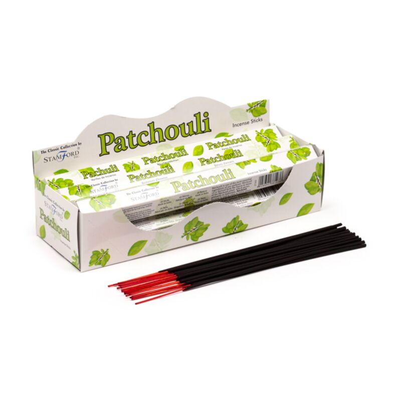 37103 patchouli - stamford premium sekskantede røgelsespinde