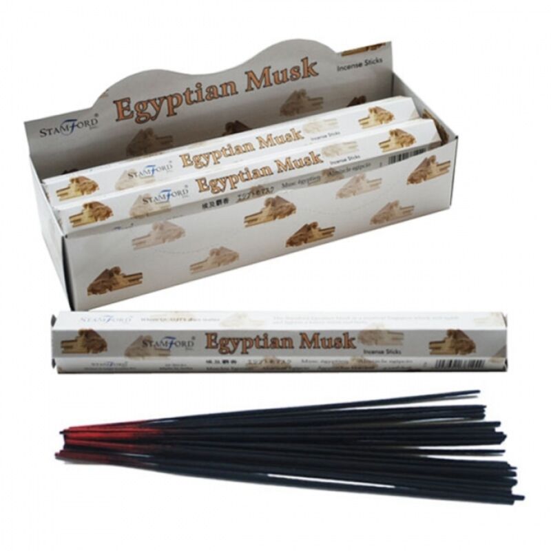 37144 Egyptisk moskus - Stamford Premium Hex røgelsespinde