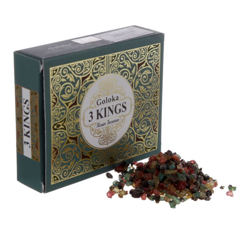 Three Kings 30g - goloka røgelse granulat harpiks