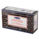 01346 sort opium - satya nag champa røgelsespinde