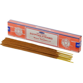 01350 Egyptisk pyramide - satya nag champa røgelsespinde
