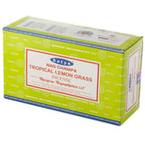 01366 tropisk citrongræs - satya nag champa røgelsespinde
