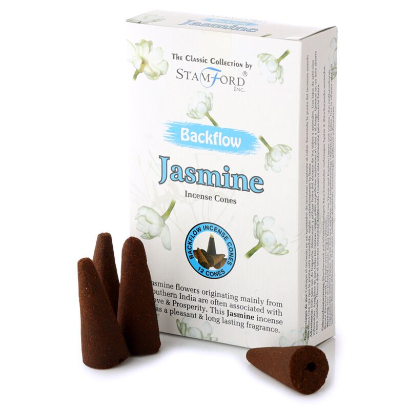 37426 Stamford Backflow Røgelseskegler - Jasmin