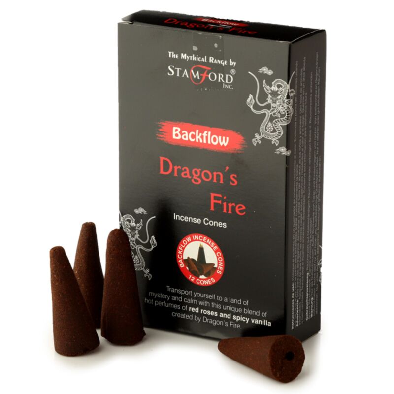 37482 Stamford Backflow Røgelseskegler - Dragon Fire