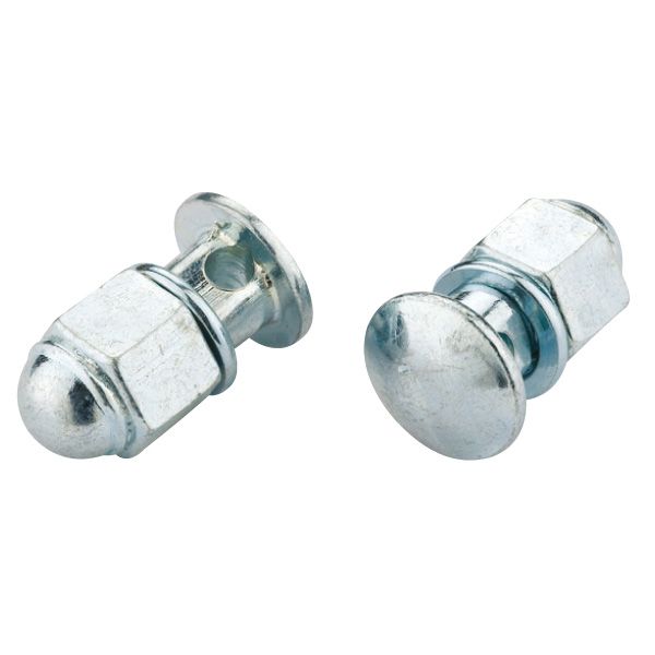 Jagwire 5mm ankerbolt - stål (25stk) - sølv