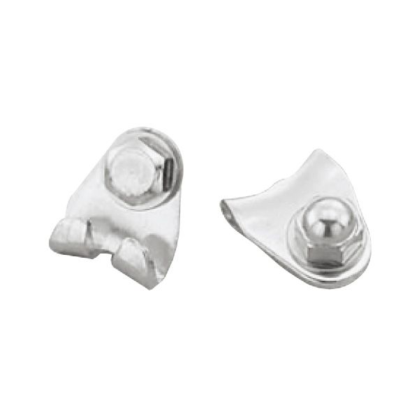Jagwire straddle kabelholder (10 stk) - sølv