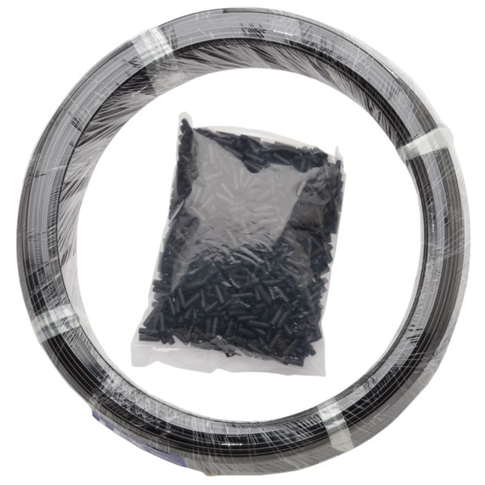 Jagwire skiftehus 4mm lex (endestykker inkluderet) (200 m) - sort
