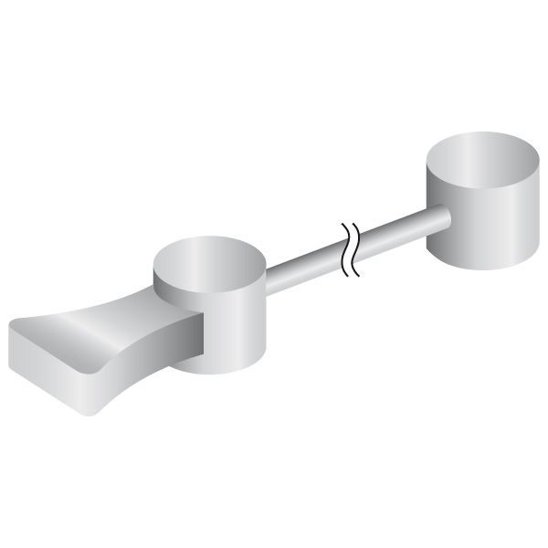 Jagwire dobbelt-endet straddle kabel 1,8x380 mm (10 stk)